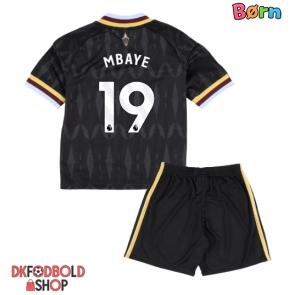 Aston Villa Ibrahim Mbaye #19 Udebanesæt Børn 2026-27 Kort ærmer (+ korte bukser)